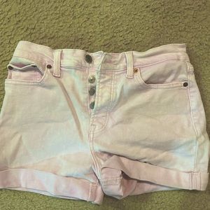 High waisted shorts